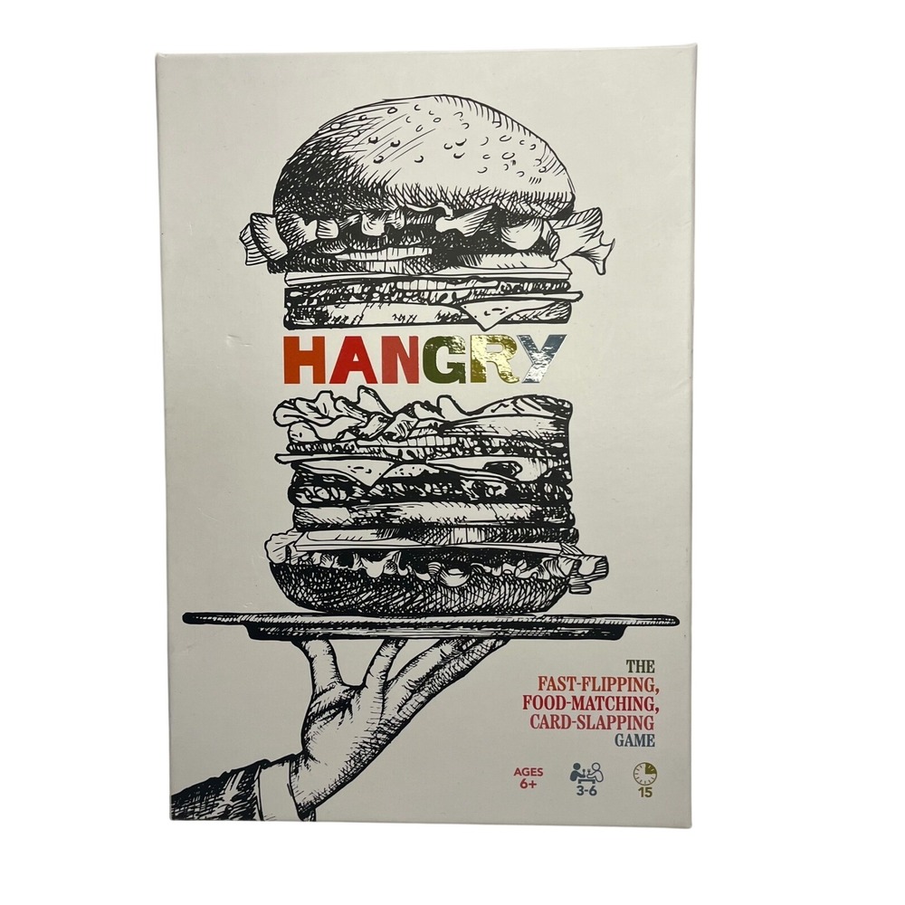 Big G Creative Hangry Fast Flipping Food Matching Card Slapping Game Ages 6+